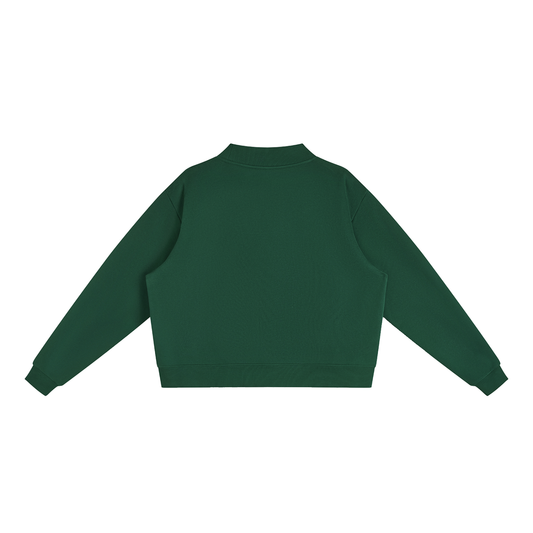 RAMS Essential Fleece Mock-Neck Crew Sweatshirt