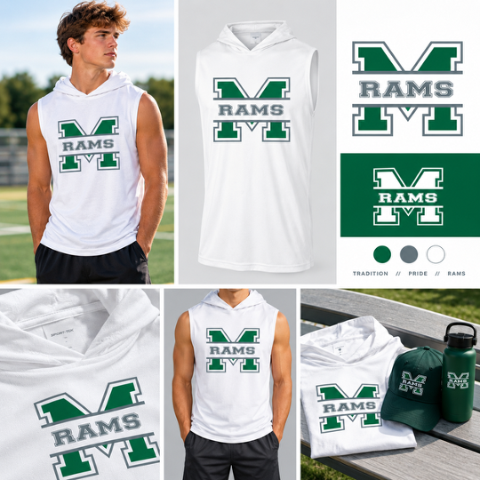 Rams Sport-Tek ST352H Sport-Tek® Competitor™ Sleeveless Hoodie