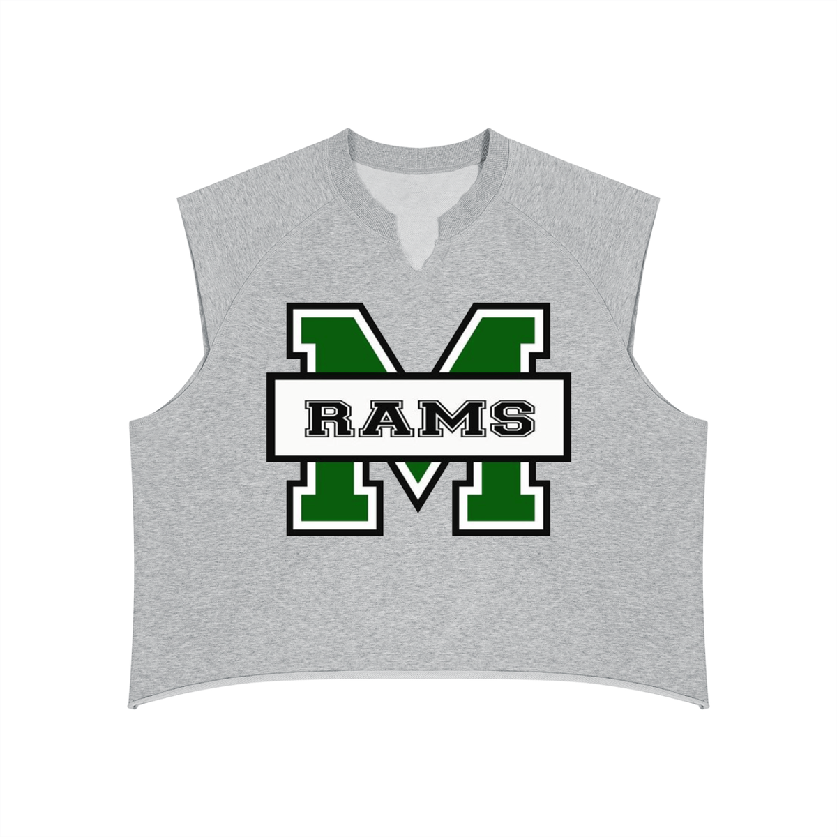 RAMS Men’s Boxy Raw Hem Tank Top