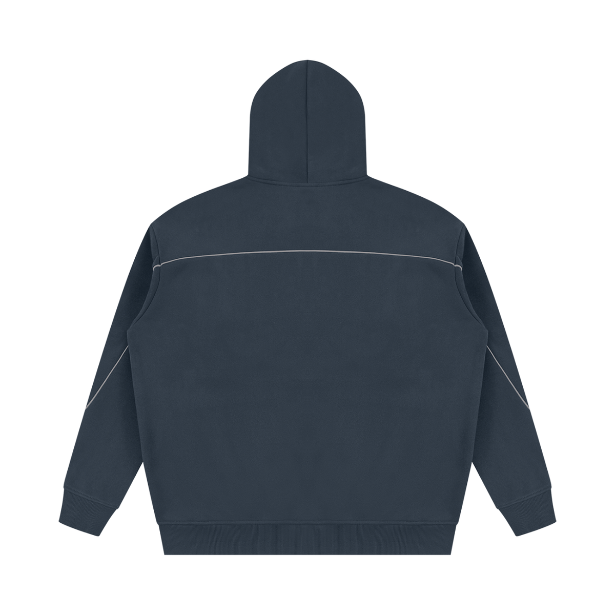 SIP Unisex Oversized Piping Fleece Hoodie