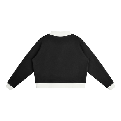 Women’s Mock Neck Ski in Peace Crewneck Sweatshirt