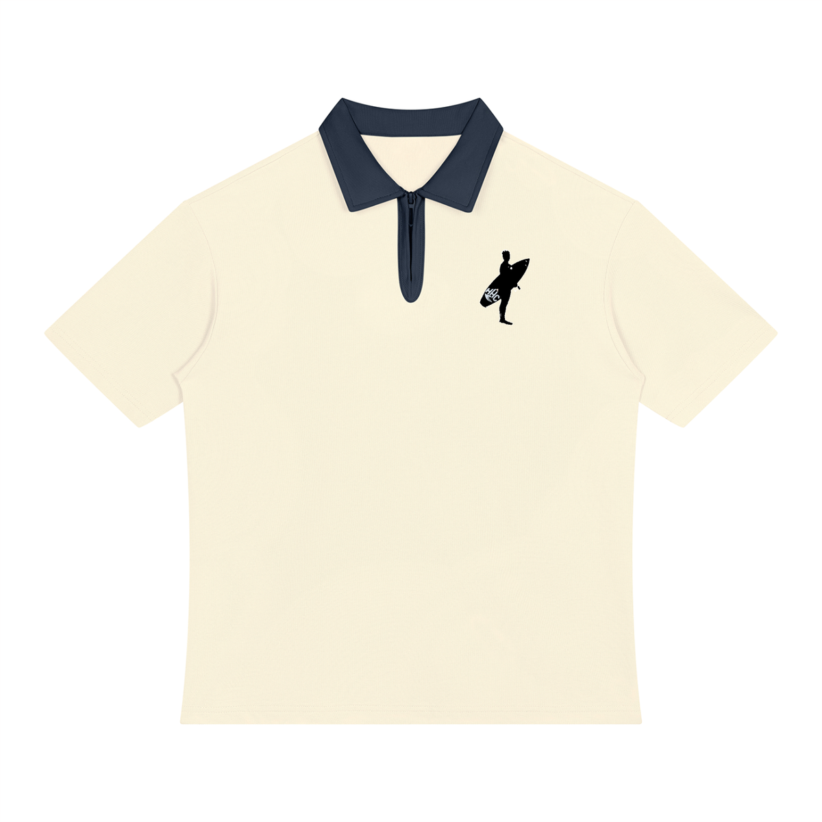 Solo Polo Unisex Color Block Quarter-Zip Polo Shirt