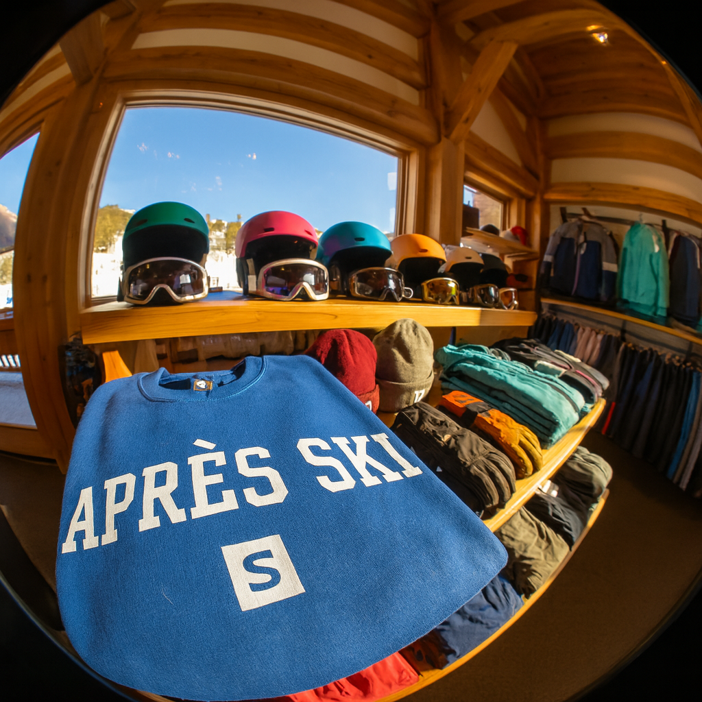 Ski in Peace Apres Ski Embroidered Front/Left Sleeve Unisex Sweatshirt - Sol's