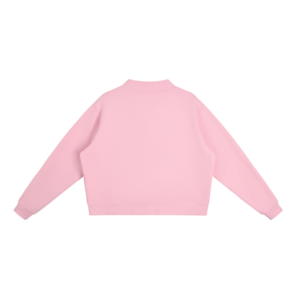 Marshfield Rams Essential Fleece Mock-Neck Crew Sweatshirt