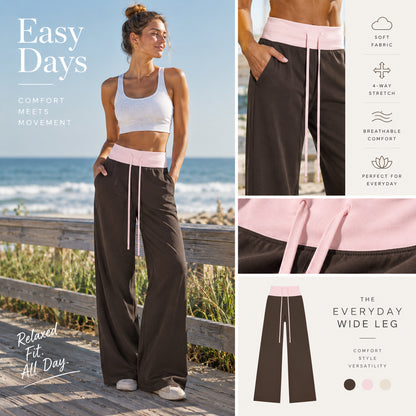 Women's Color Block Yoga Flare Leggings