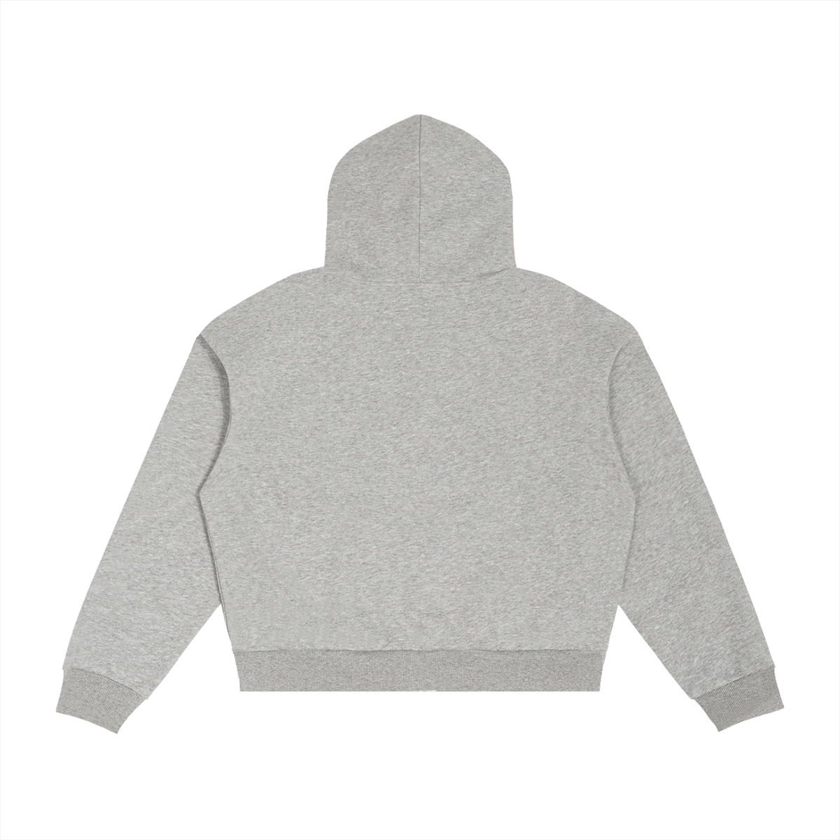 HHC Contrast Plaid Boxy Zip Hoodie
