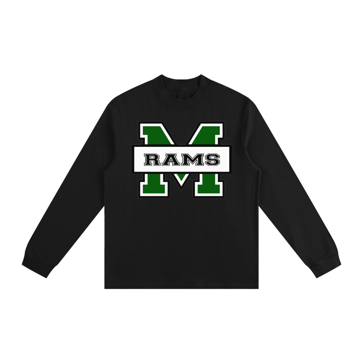 Rams Essential Non-Shrink Mock Neck Sweatshirt