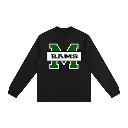 Rams Essential Non-Shrink Mock Neck Sweatshirt