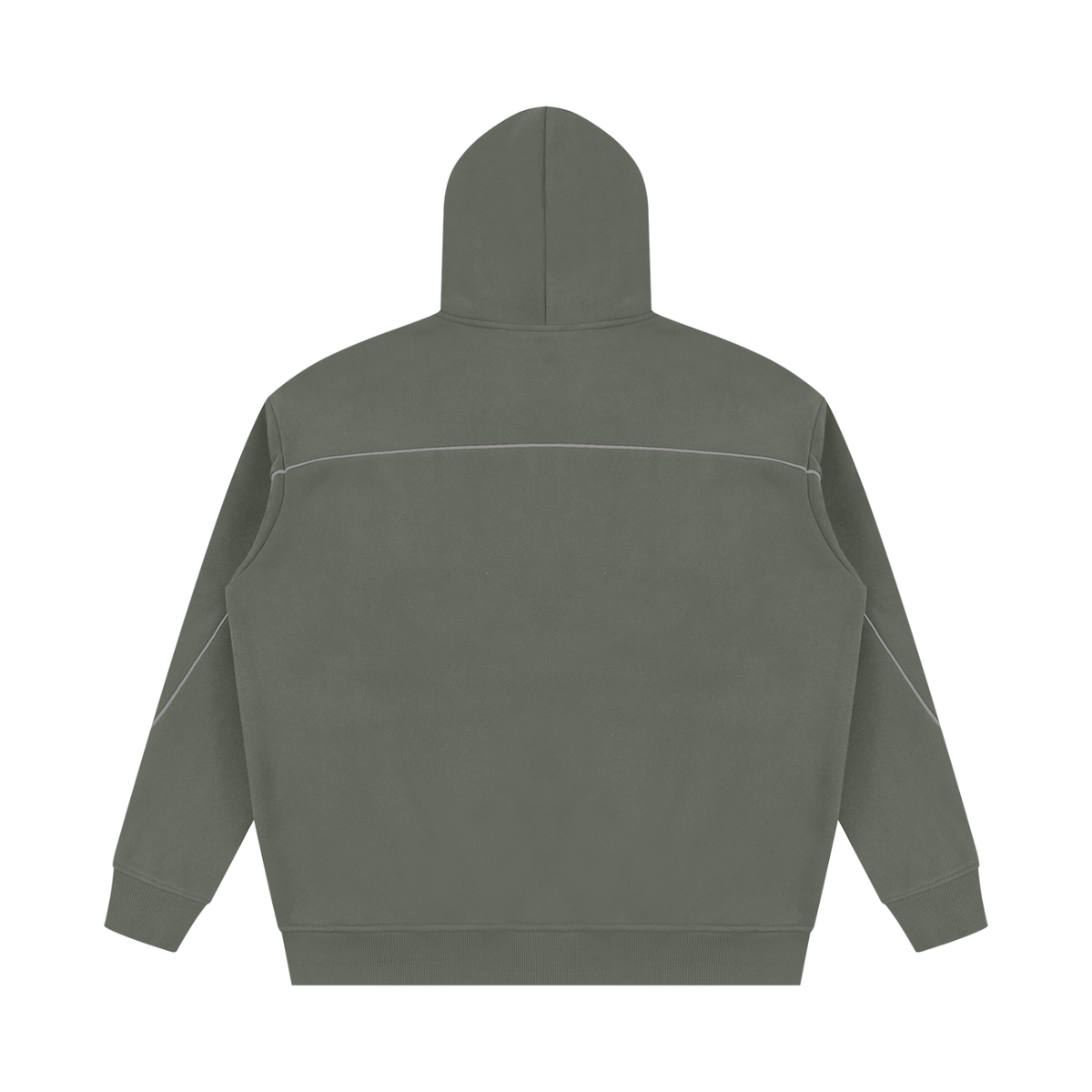 SIP Unisex Oversized Piping Fleece Hoodie