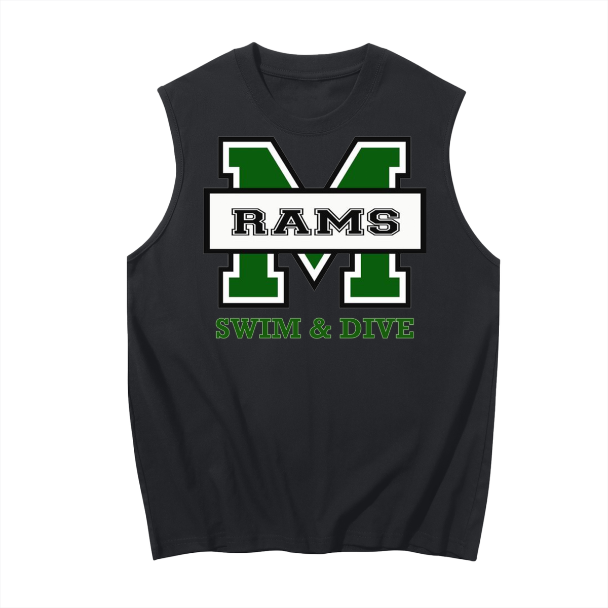 RAMS Men's Sleeveless Cotton Tank Top