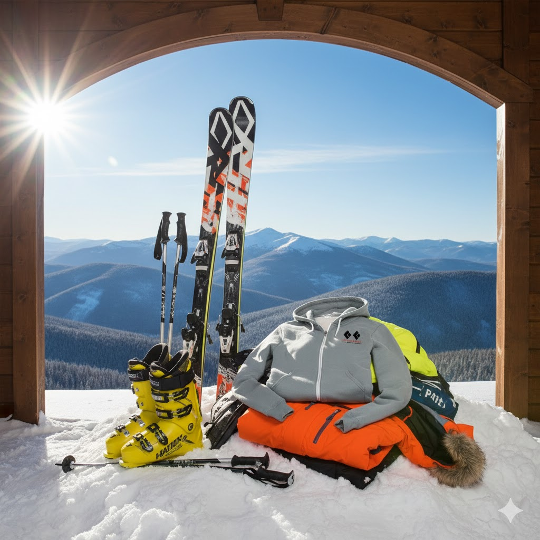 Ski in Peace ZIP Double Black (NJA) - Bella Canvas Full Zip Hood