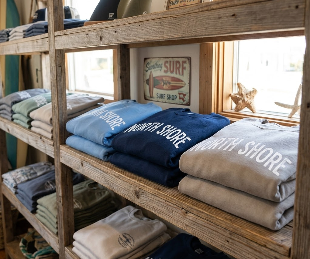 North Shore Crew (NJA) - Hanes Fleece Crew