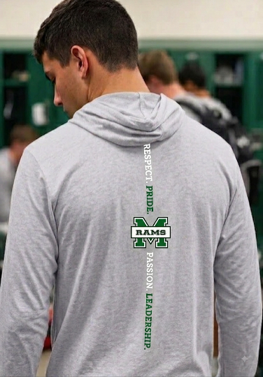 Rams Soccer Lightweight Hoodie