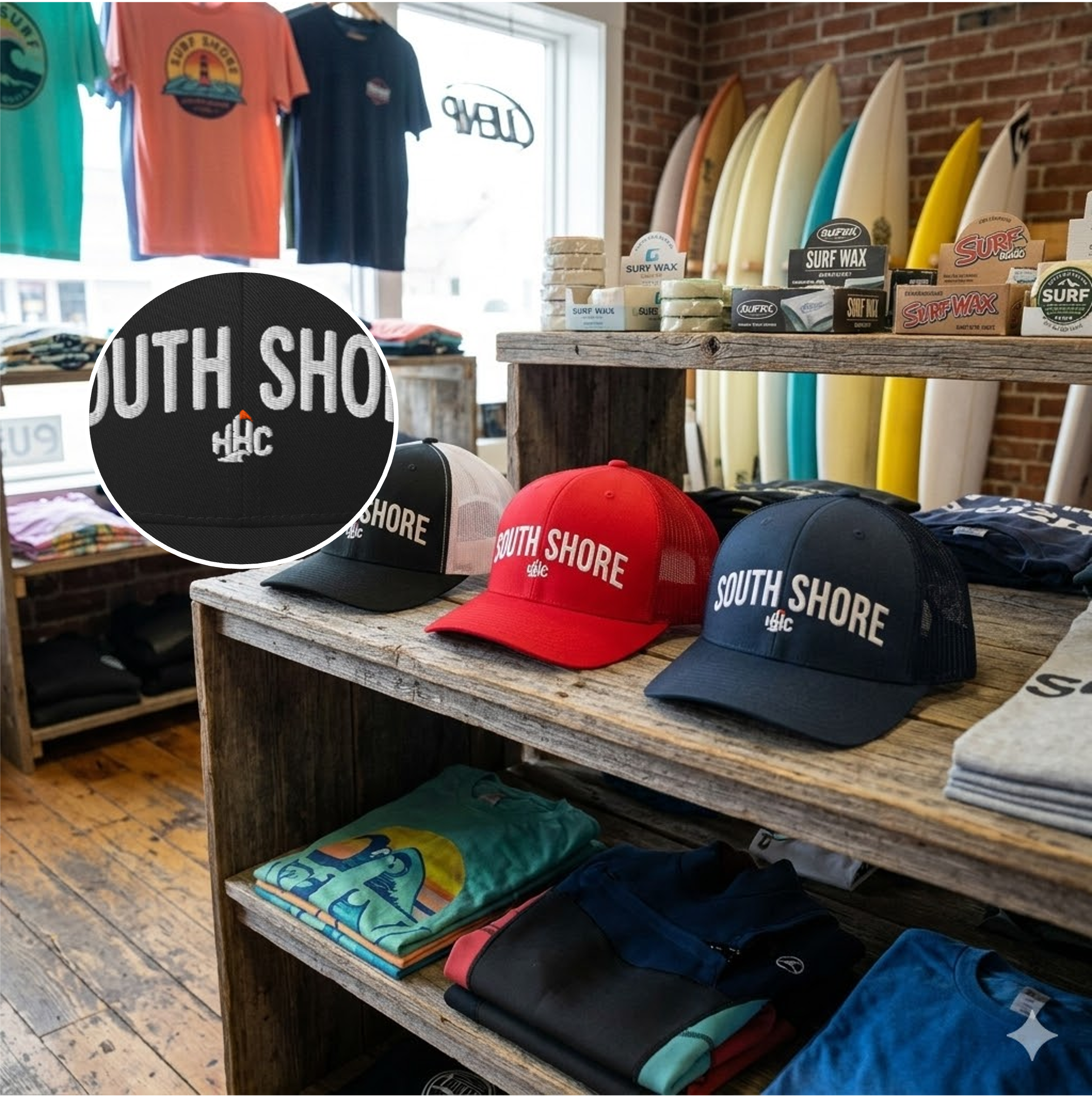 South Shore Embroidered HHC Trucker Cap