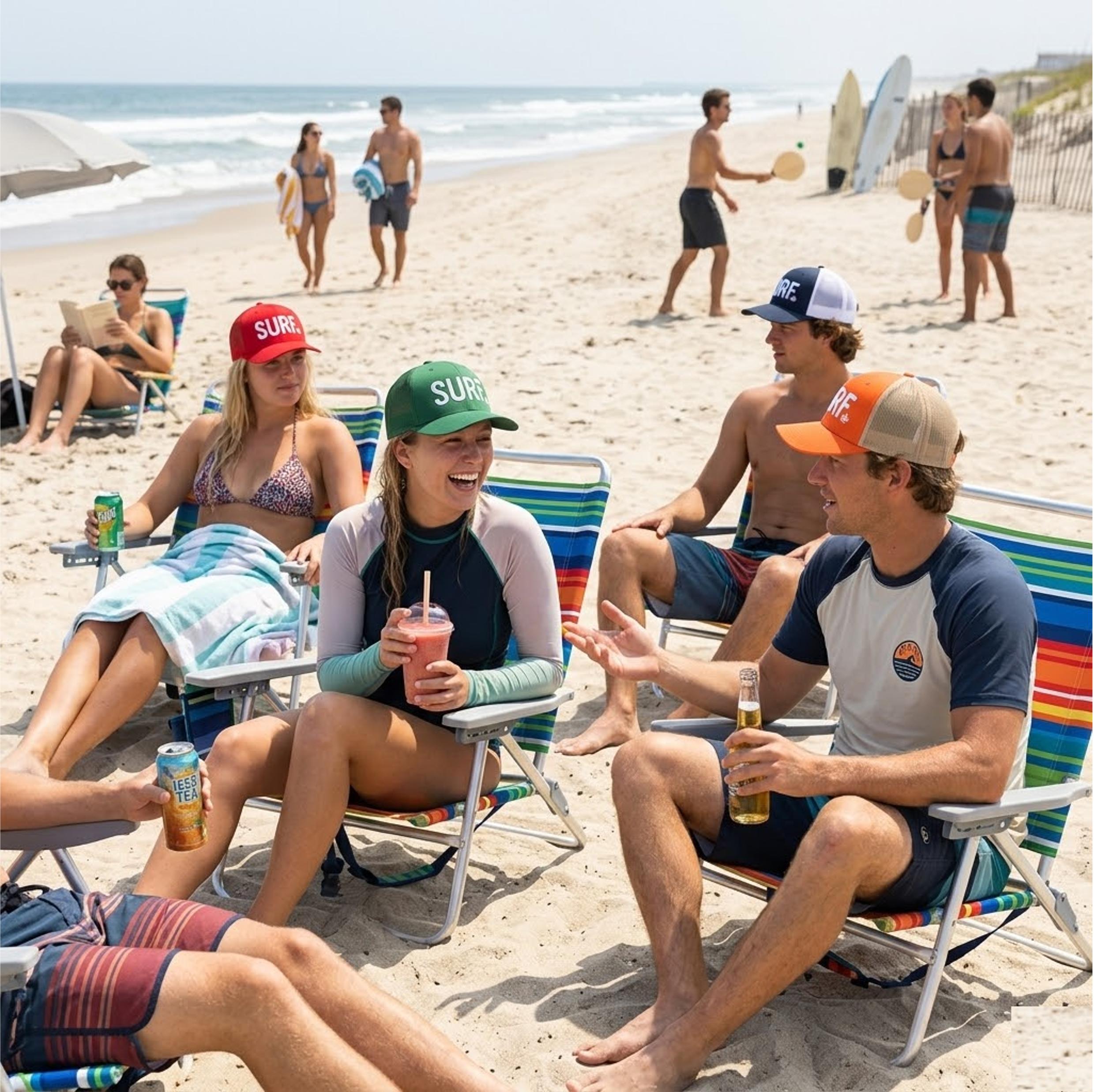SURF Embroidered HHC Trucker Cap