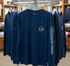 *Exclusive* Vineyard Vines Unisex Long Sleeve Pocket T (NJA)