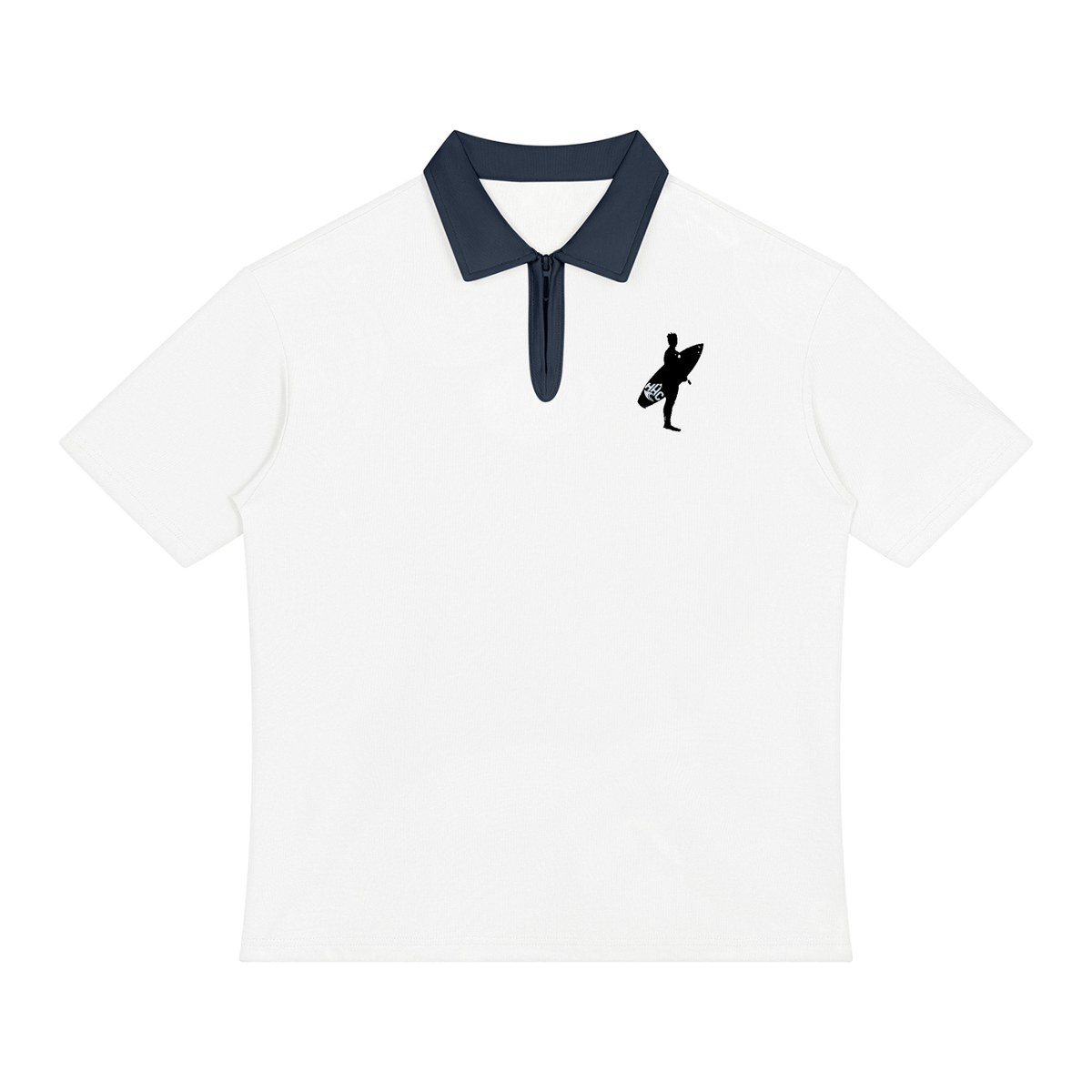 Solo Polo Unisex Color Block Quarter-Zip Polo Shirt