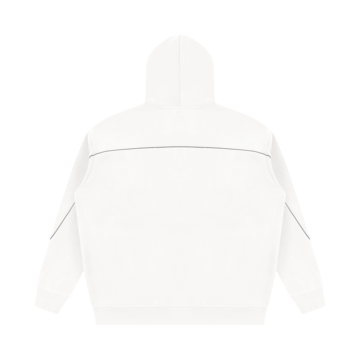 SIP Unisex Oversized Piping Fleece Hoodie