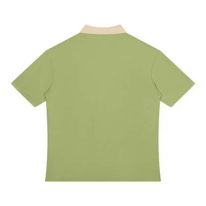 Solo Polo Unisex Color Block Quarter-Zip Polo Shirt