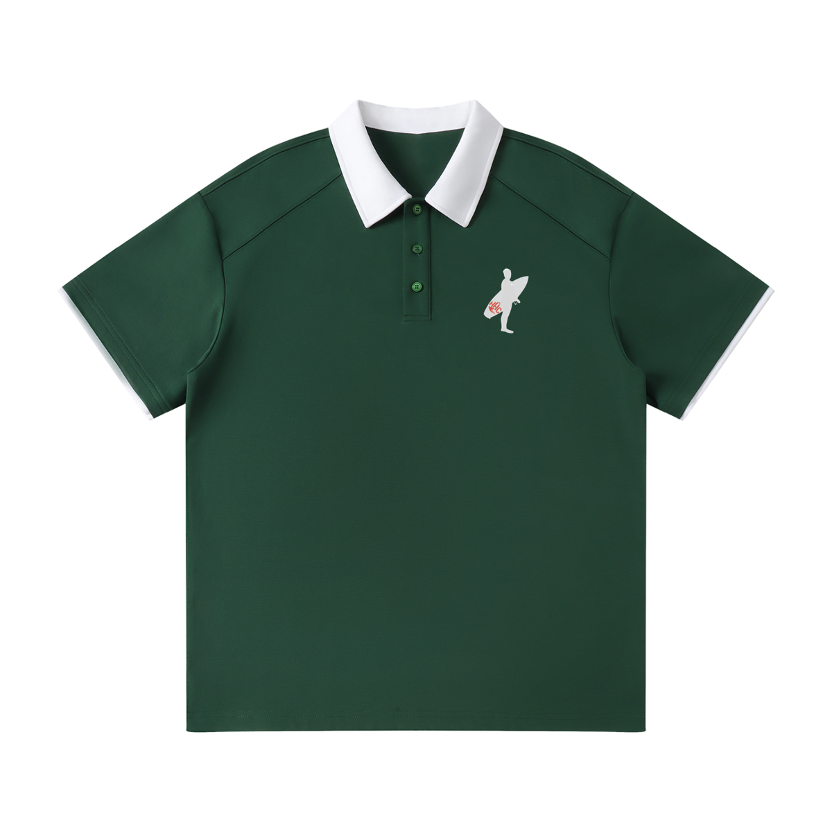Solo Contrast Collar Raglan Polo Shirt