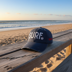 Distressed & Embroidered SURF in the 02050 Cap