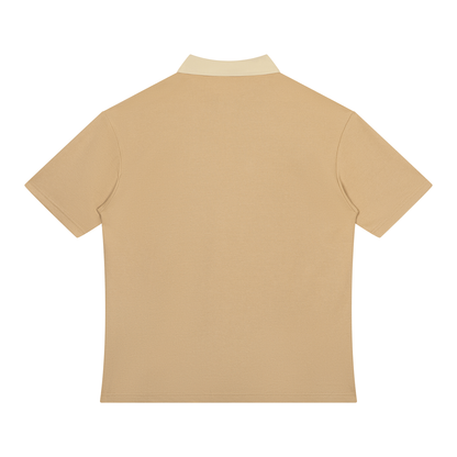 Solo Polo Unisex Color Block Quarter-Zip Polo Shirt