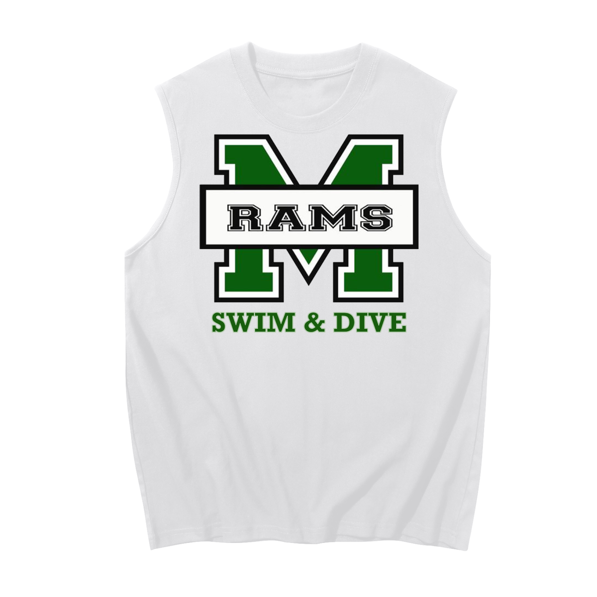 RAMS Men's Sleeveless Cotton Tank Top