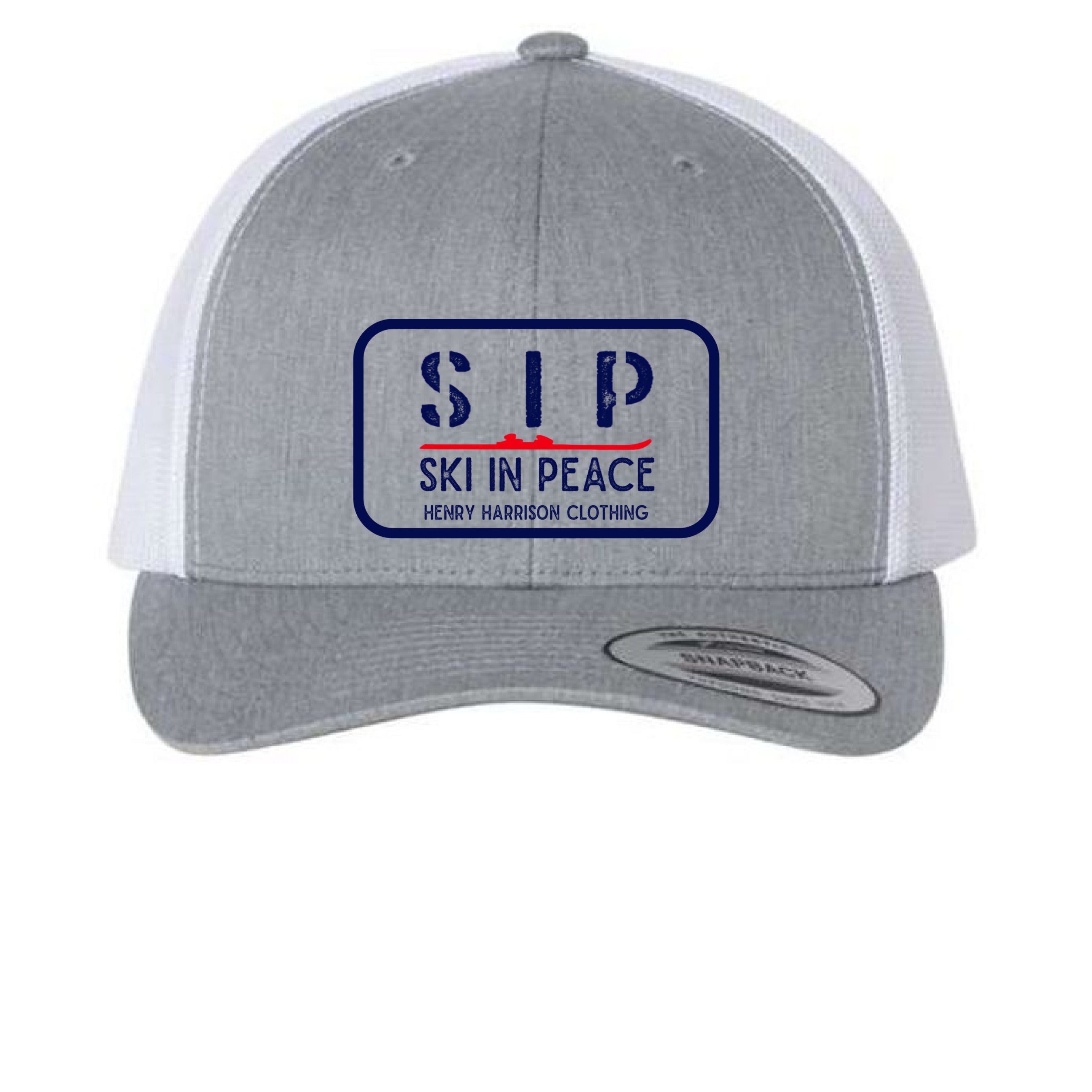 Heather Grey/ White - FRONT