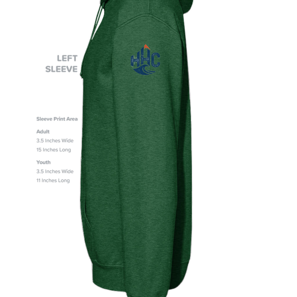 Kelly Green Heather - SS4500 - SLEEVE_LEFT