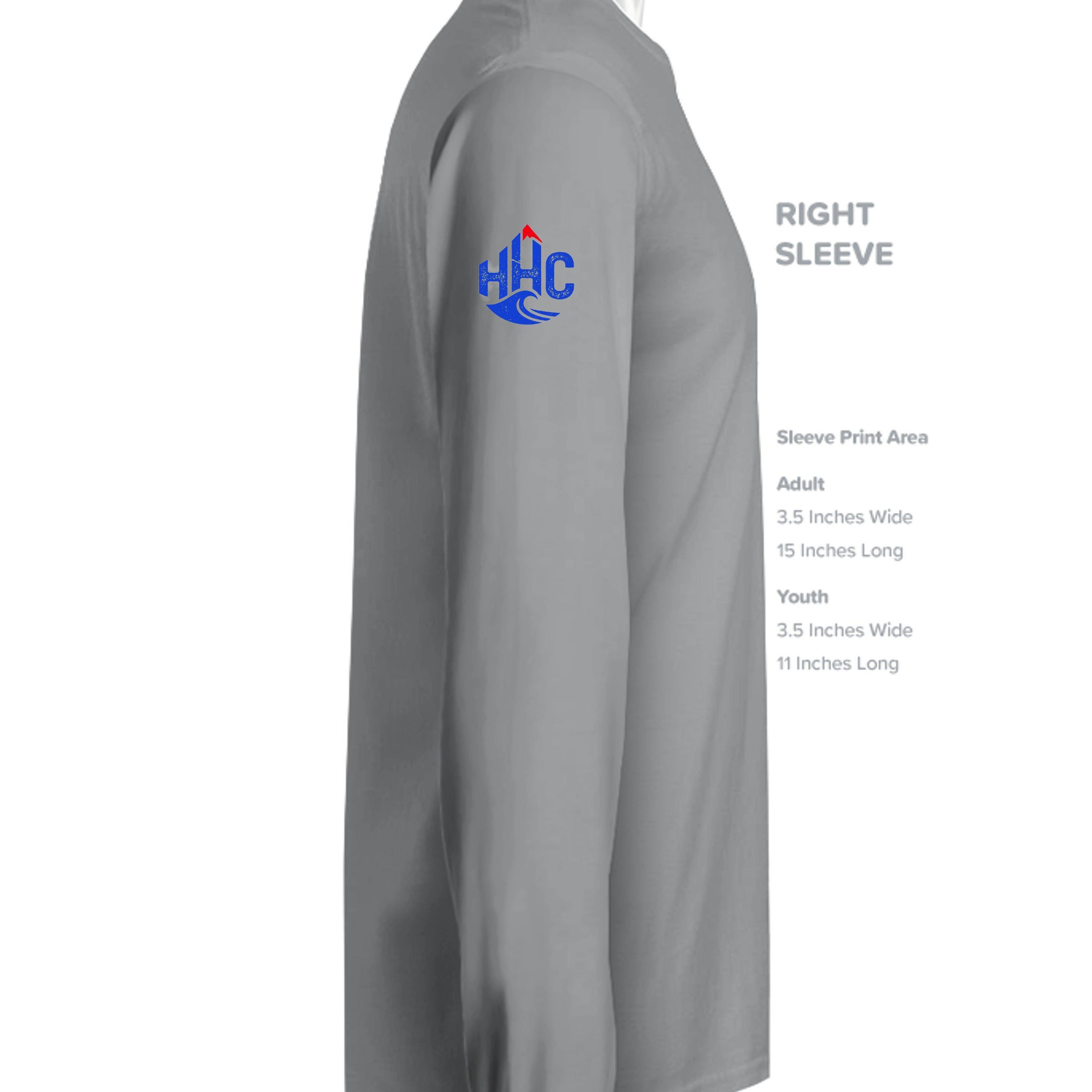 Grey Heather/ Blue Blazer - V021214 - SLEEVE_RIGHT