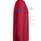 Jetty Red/ Blue Blazer - V021214 - SLEEVE_RIGHT