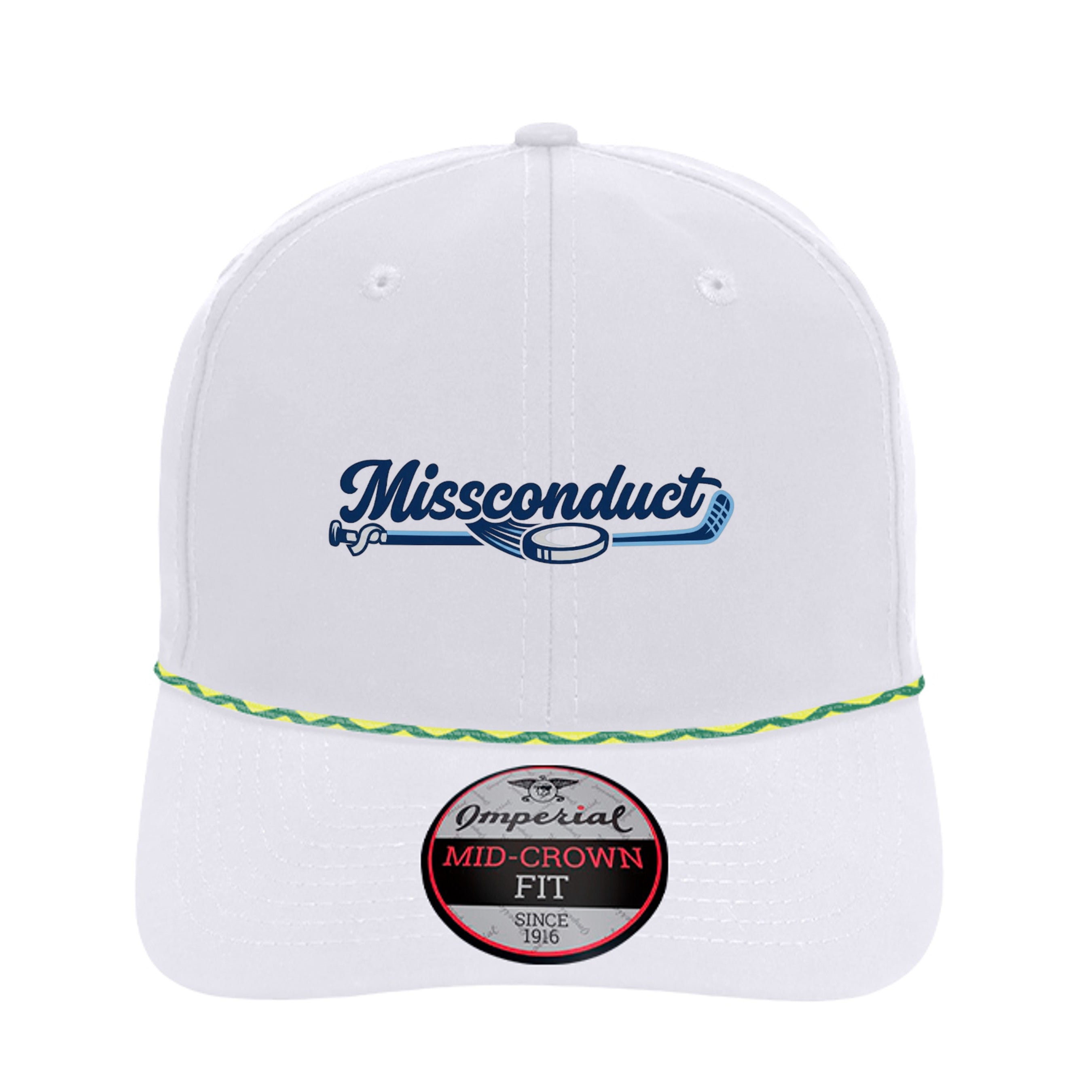 White/ Green/ Yellow - 7054 - FRONT