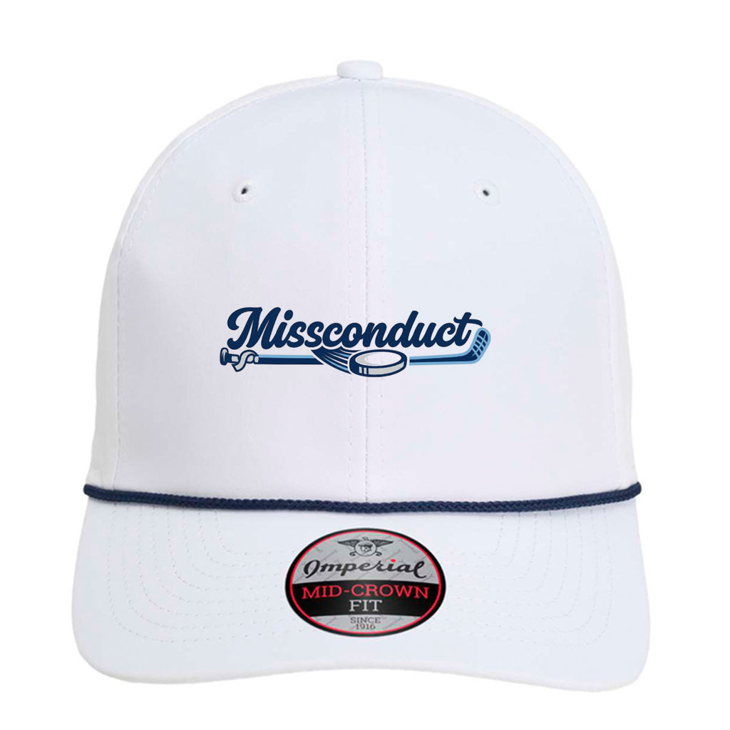 White/ Navy - 7054 - FRONT