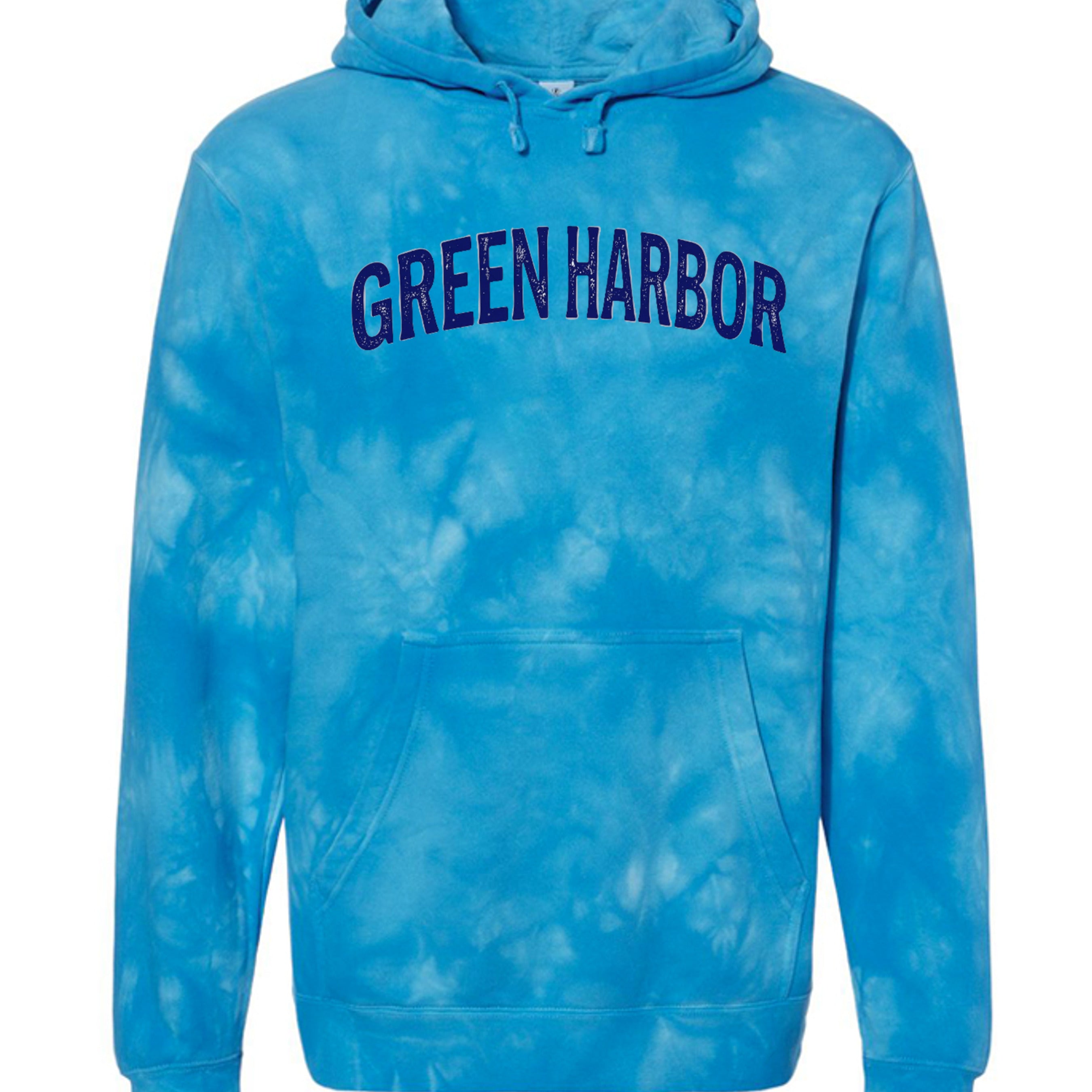 Tie Dye Aqua Blue - PRM4500TD - FRONT