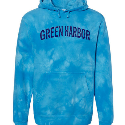 Tie Dye Aqua Blue - PRM4500TD - FRONT