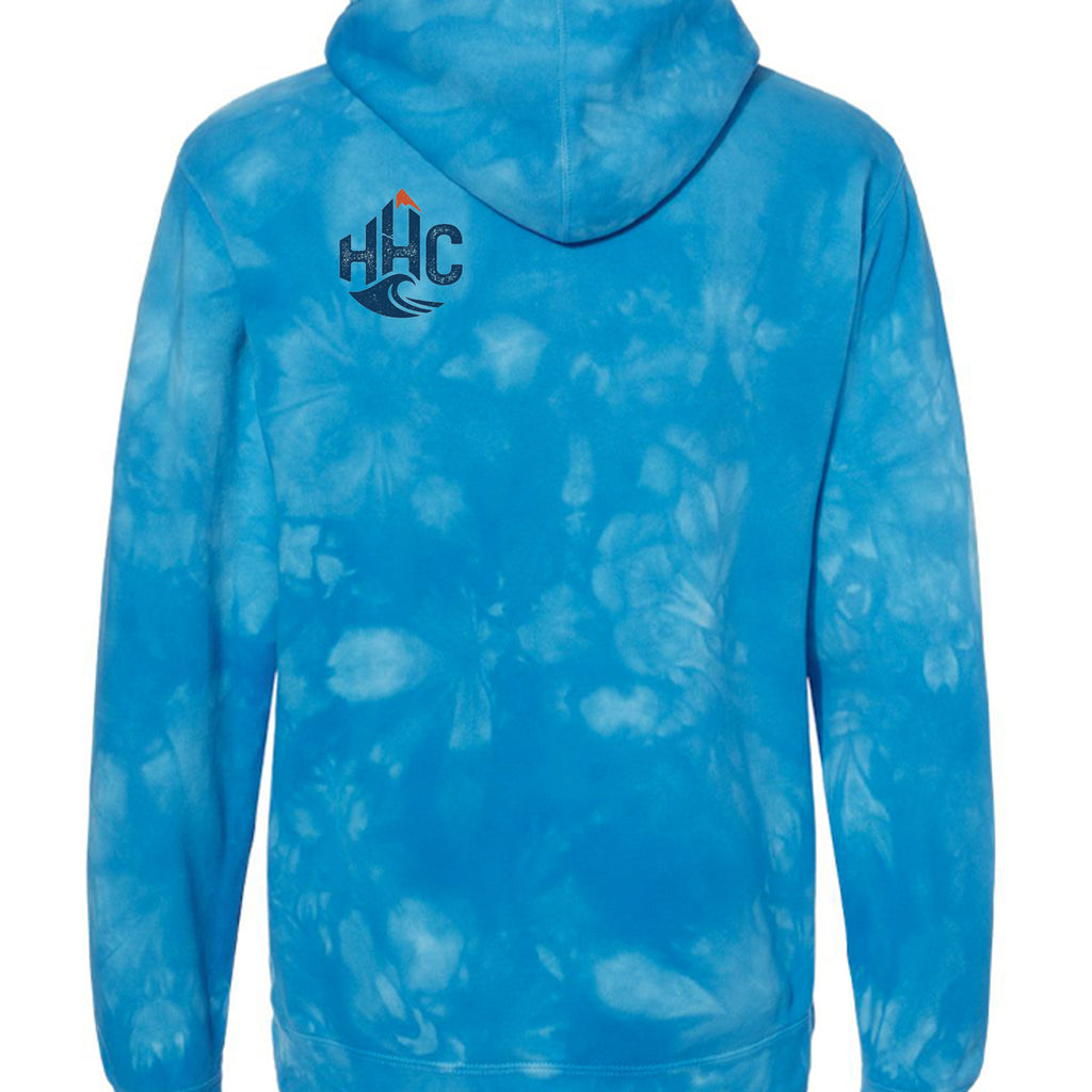 Tie Dye Aqua Blue - PRM4500TD - BACK