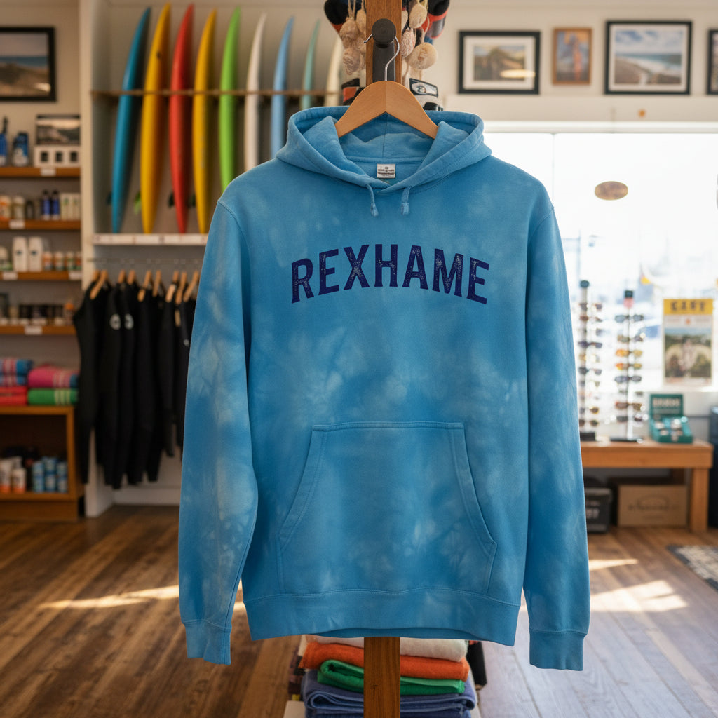 Tie Dye Aqua Blue - PRM4500TD - FRONT