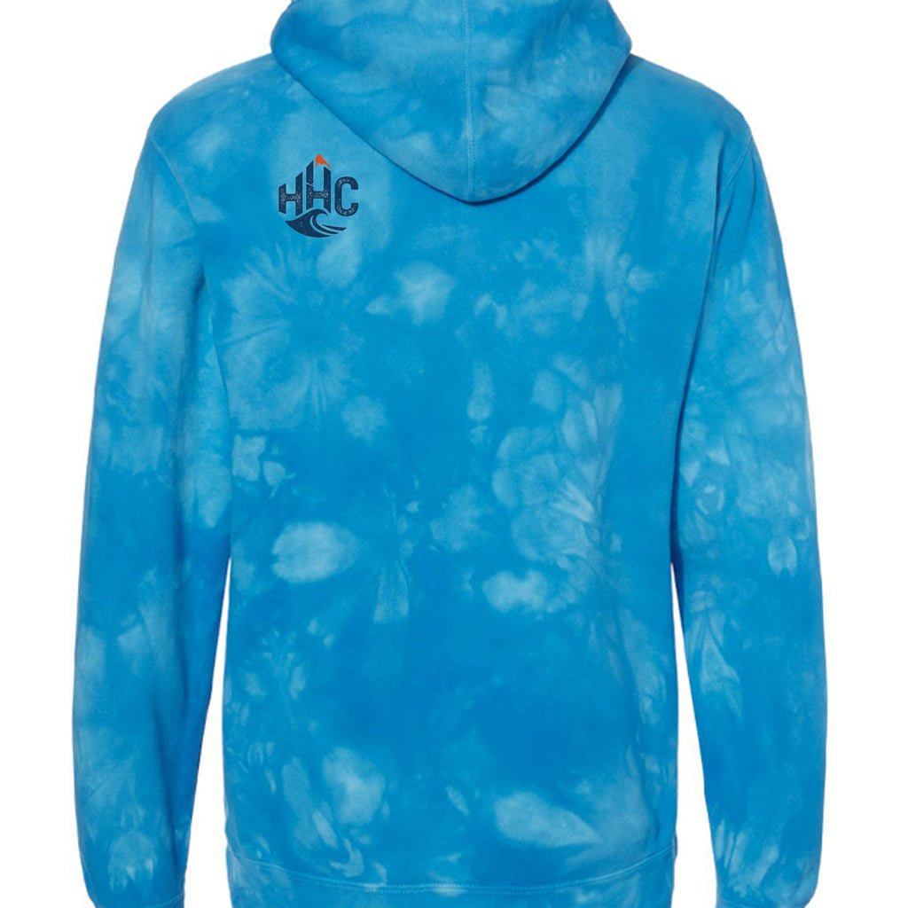 Tie Dye Aqua Blue - PRM4500TD - BACK
