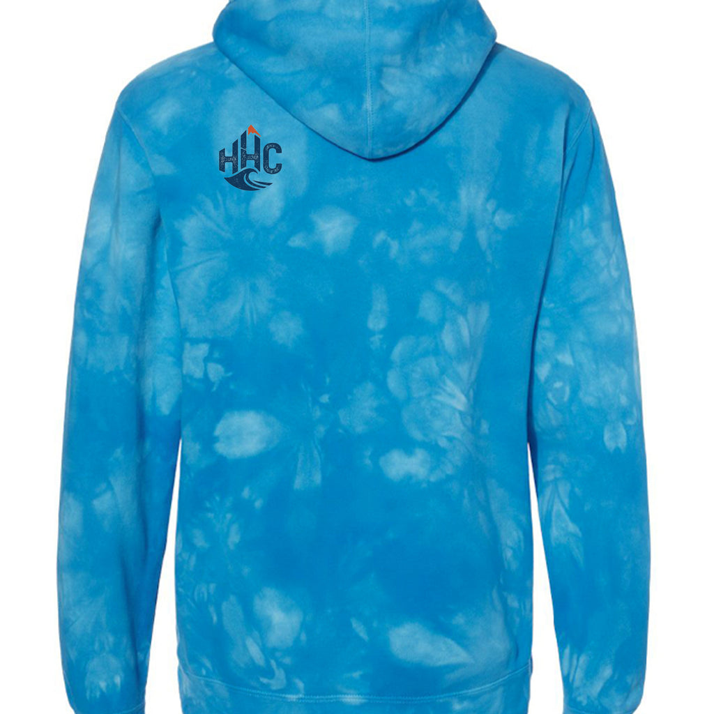 Tie Dye Aqua Blue - PRM4500TD - BACK