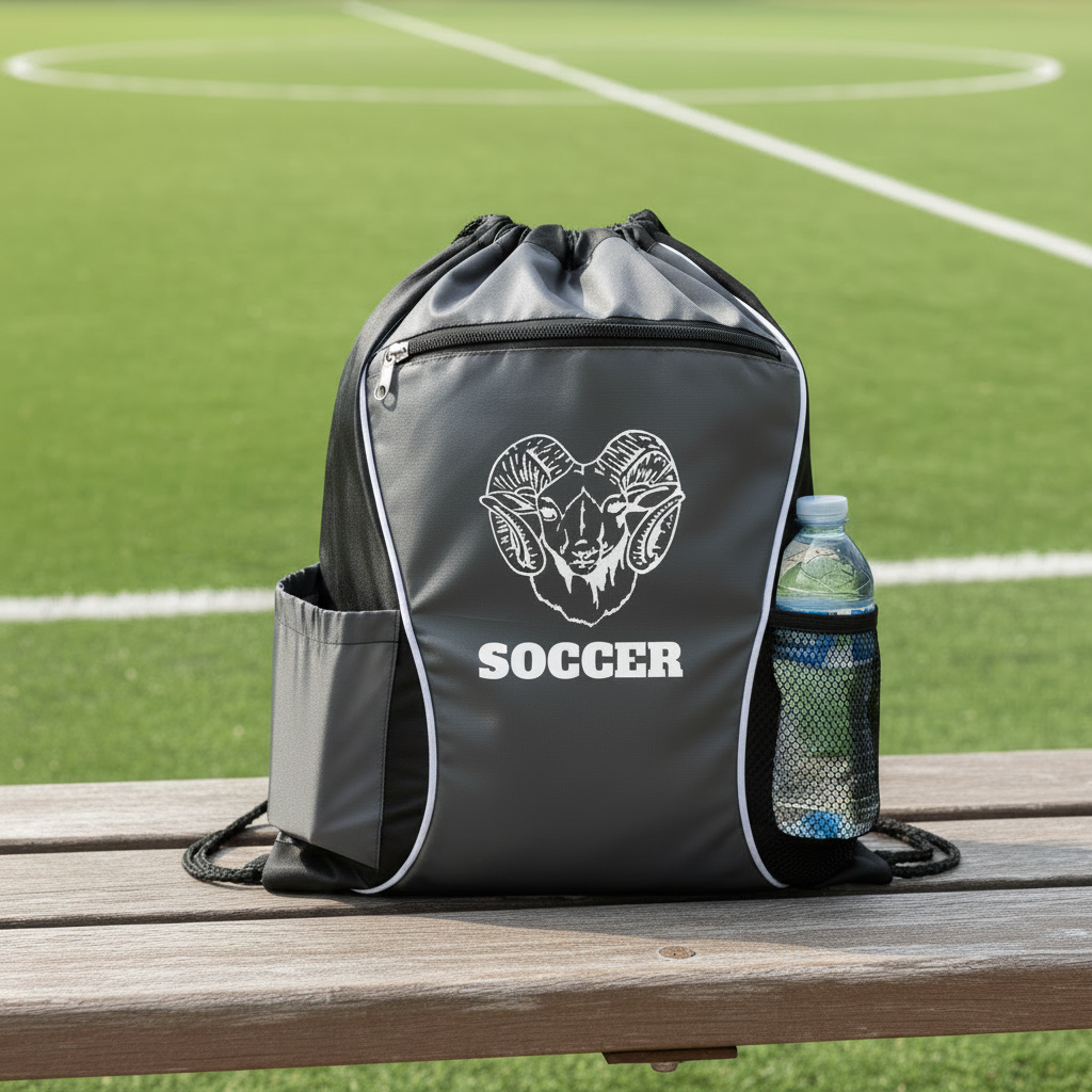 Rams Soccer Bag with Bottle Holders